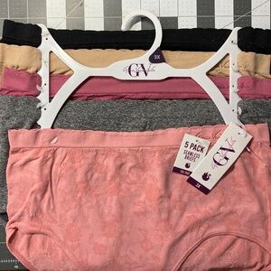 Gloria Vanderbilt 5 pack seamless briefs - 3X